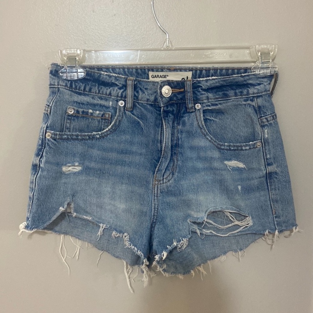 Garage jean shorts